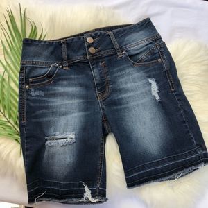 Tinseltown Juniors Bermuda Denim Shorts Size 5